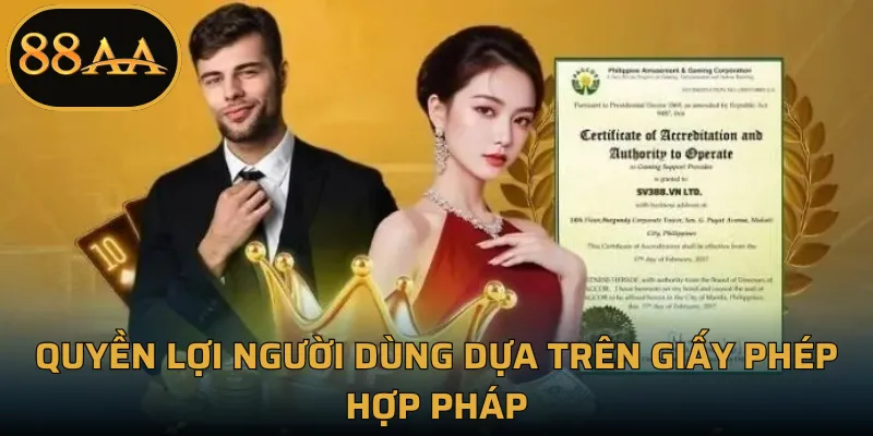 Quyền lợi người dùng dựa trên giấy phép hợp pháp